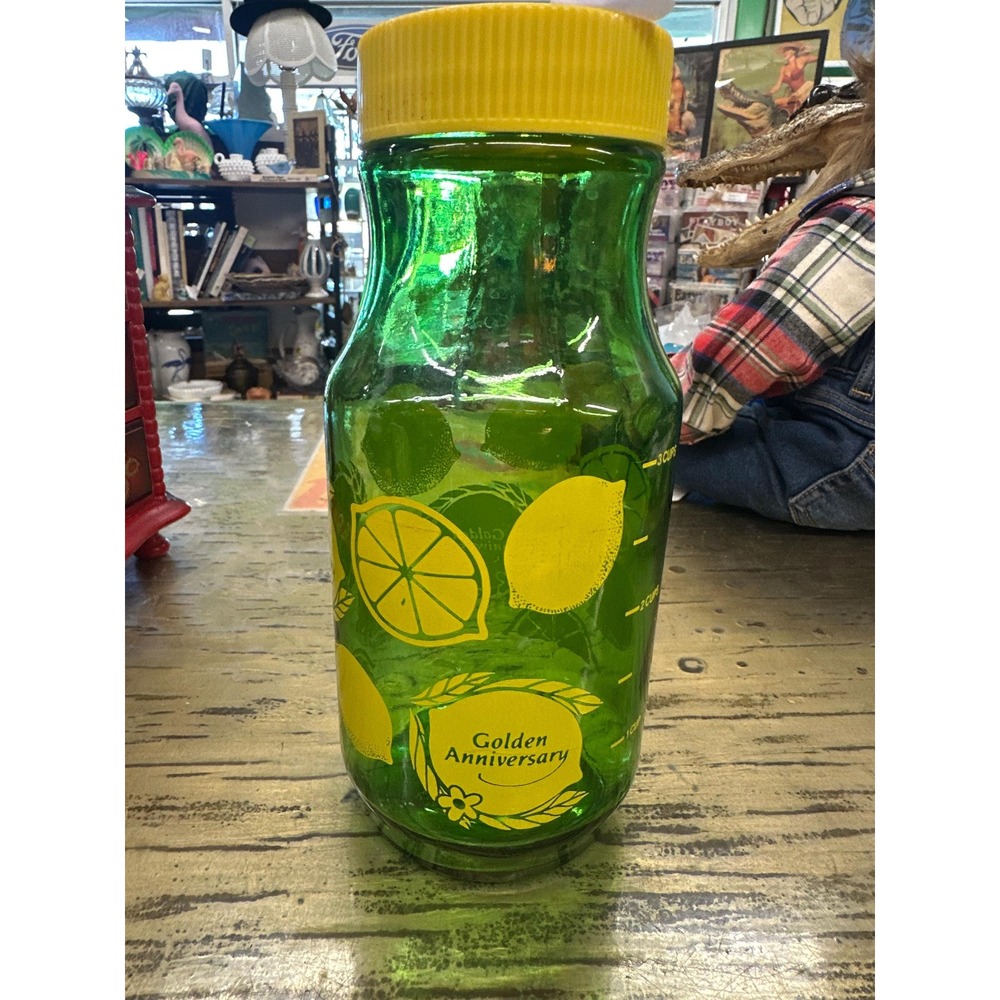 Vintage 1984 Real Lemon Golden Anniversary Juice Carafe